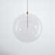 jeanna single light glass dimmable pendant